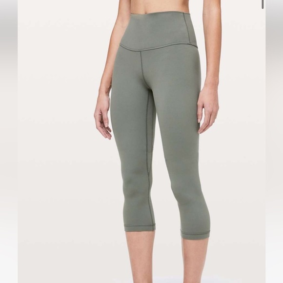 Lululemon Align Crop *21" Grey Sage | size 6 - Picture 5 of 7